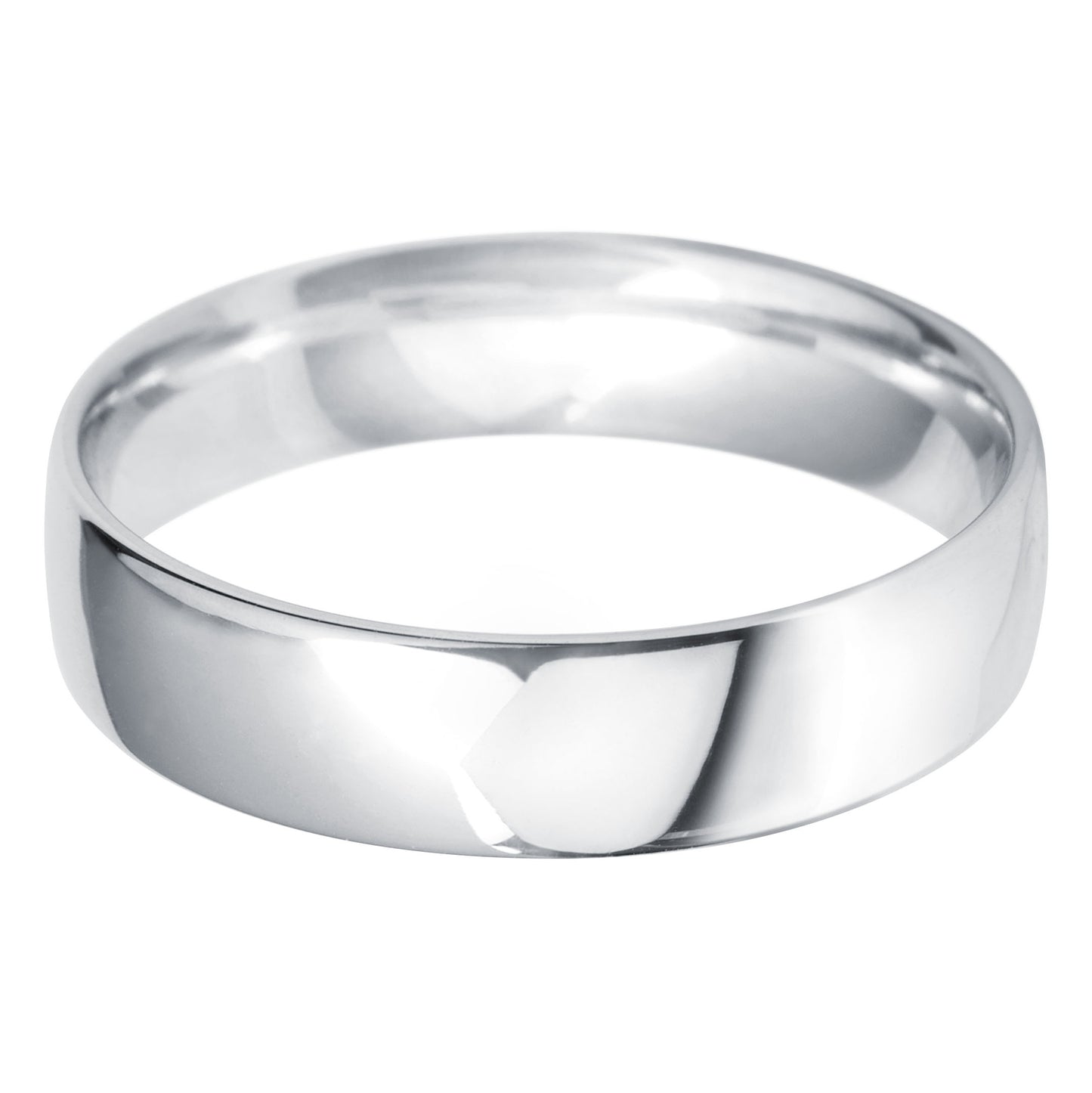 Platinum 4mm Slimline Wedding Ring