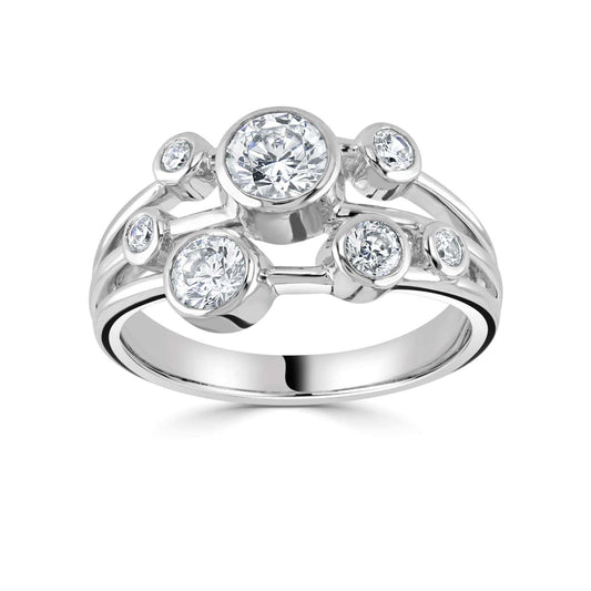 Lab Grown Diamond 0.75ct Starry Night Dress Ring