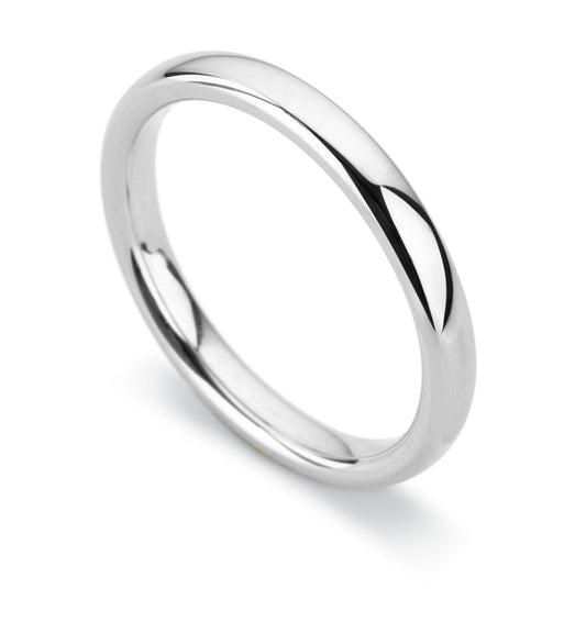 18kt White Gold 2.5mm Wedding Ring