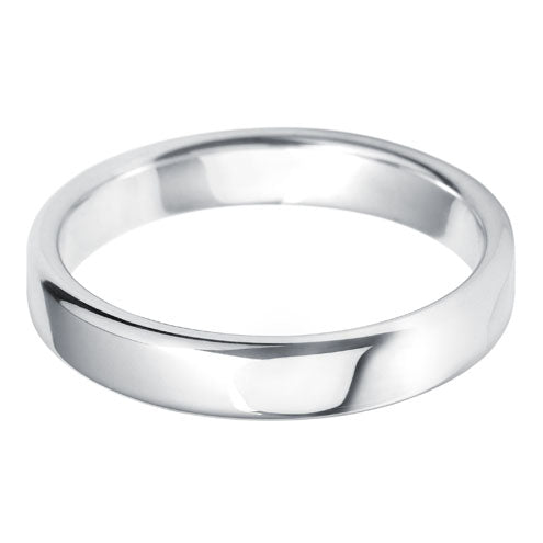 18kt White Gold 4mm Wedding Ring