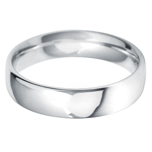 18kt White Gold 5mm Wedding Ring