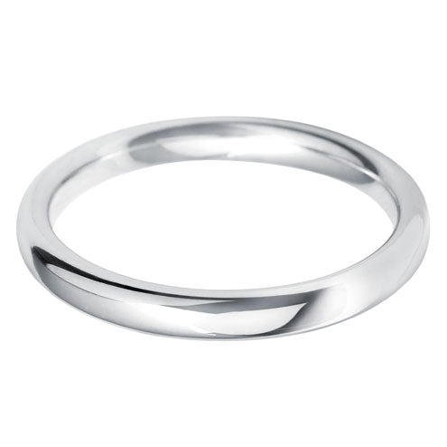 Platinum 2mm Slimline Wedding Ring