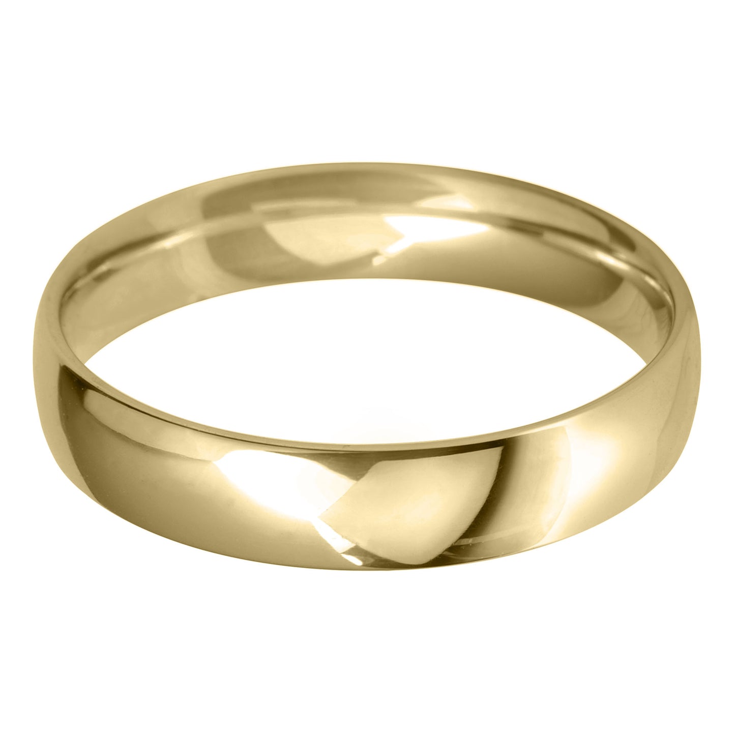 9kt Yellow Gold 4mm Slimline Wedding Ring